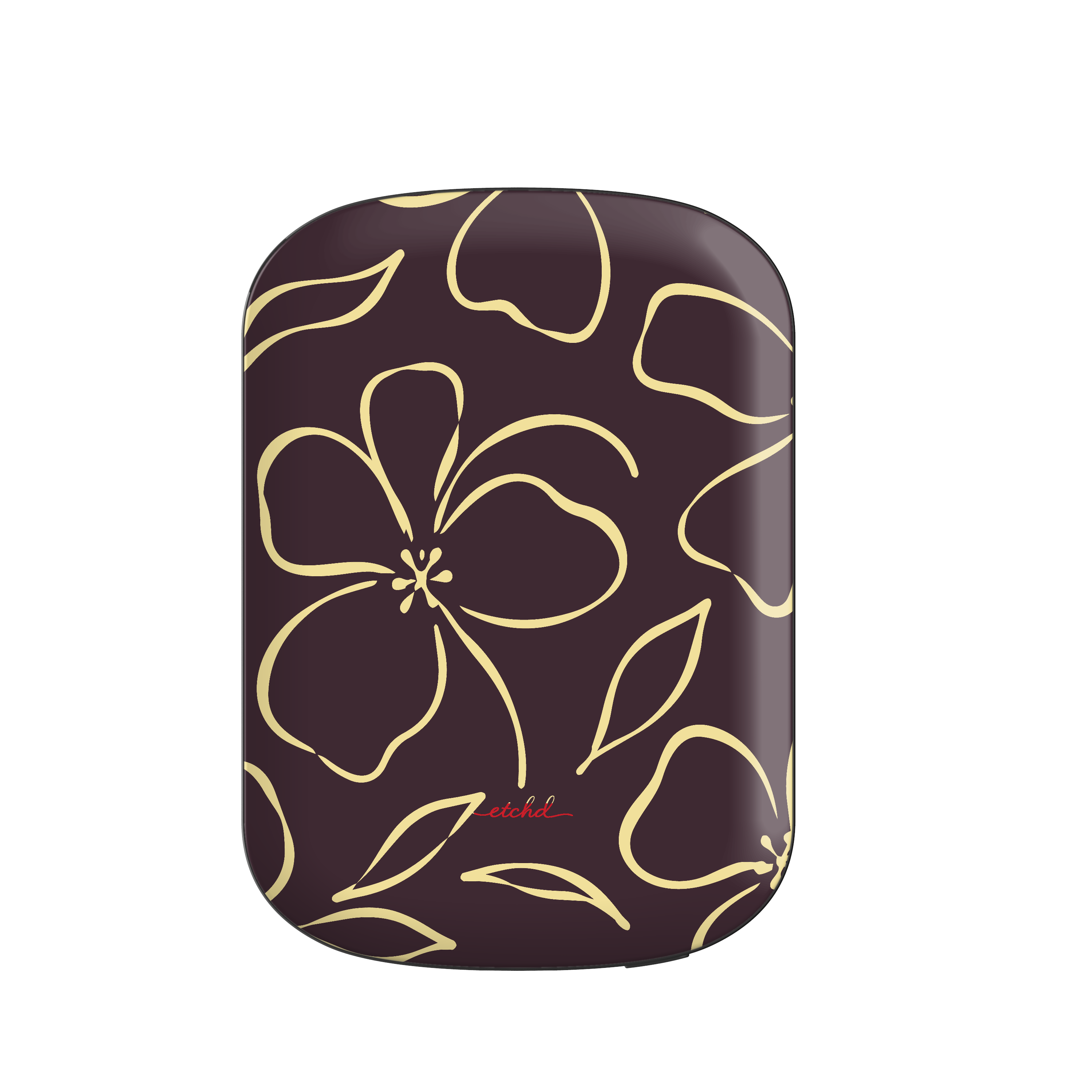 Plum & Butter Floral Magnetic Powerbank by etchd