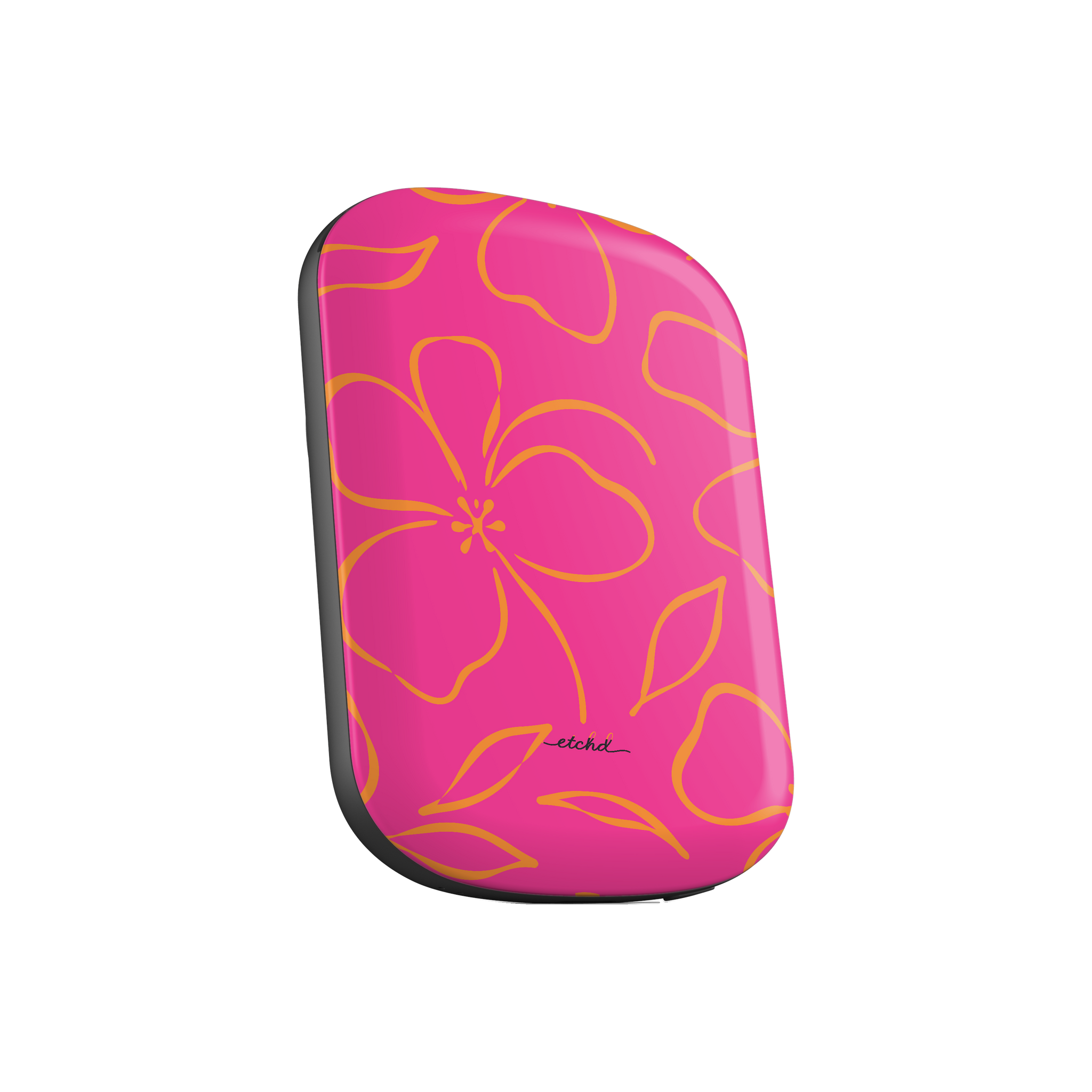 Pink & Orange Floral Magnetic Powerbank by etchd, view 2