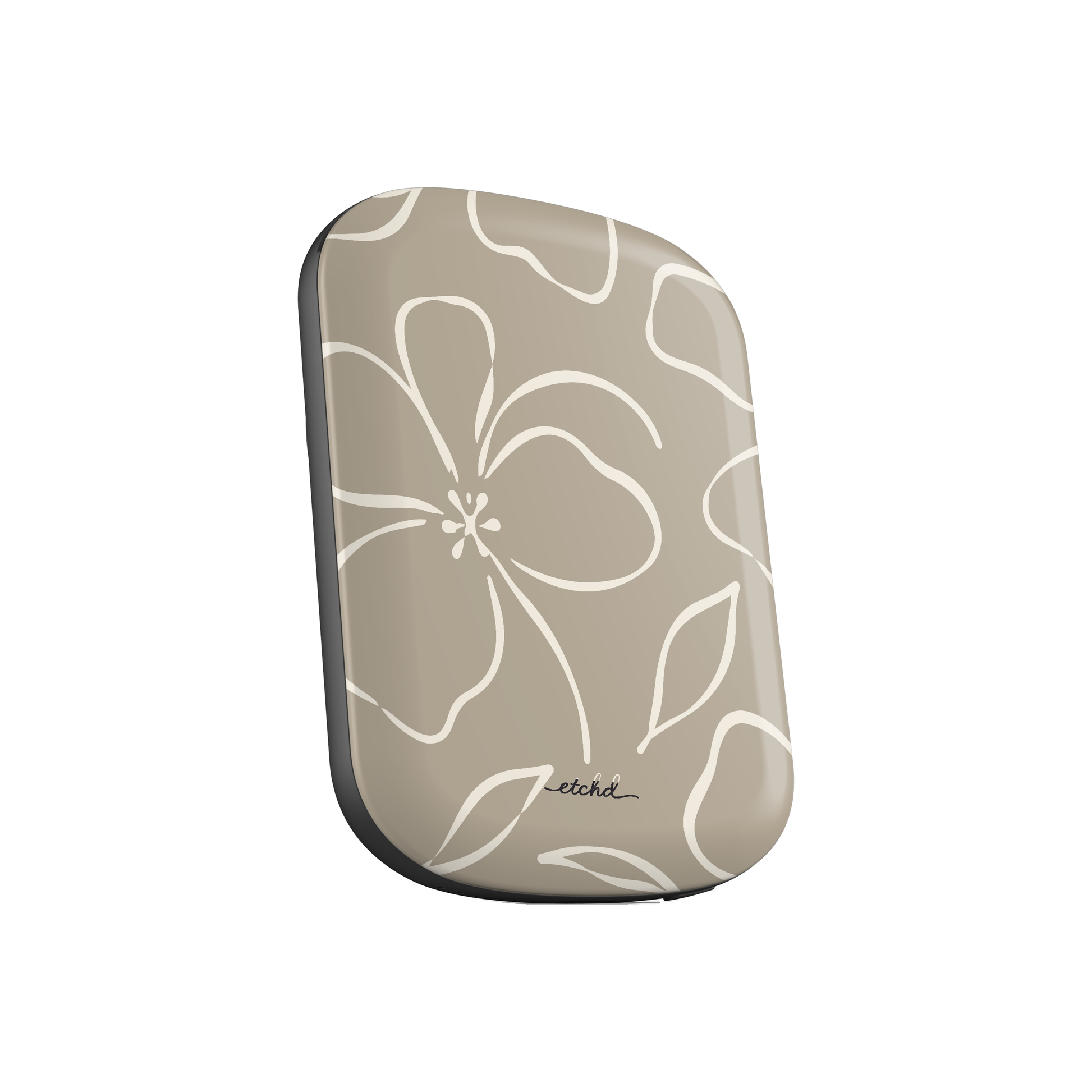 Neutral Floral Powerbank magnetico di etchd, vista 2