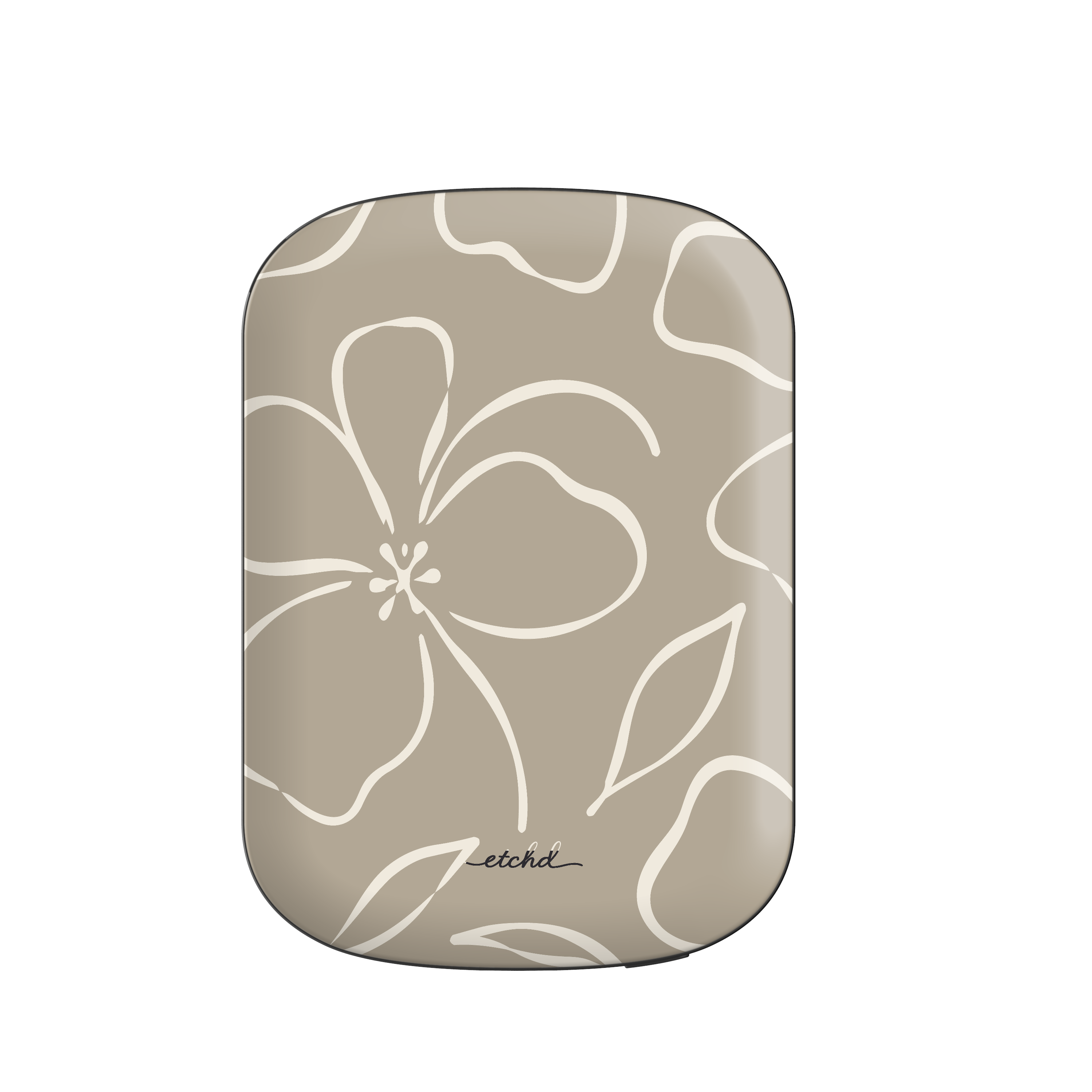 Neutral Floral Batería externa magnética de etchd