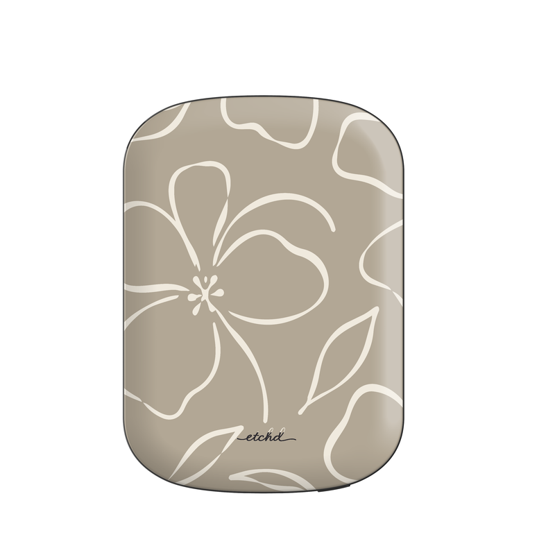 Neutral Floral Powerbank magnetico di etchd