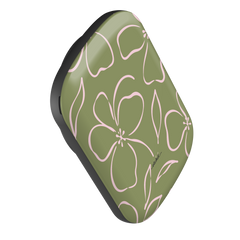 Green & Pink Floral Magnetic Powerbank by etchd, view 3