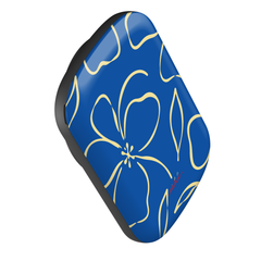 Cobalt & Butter Floral Powerbank magnetico di etchd, vista 3