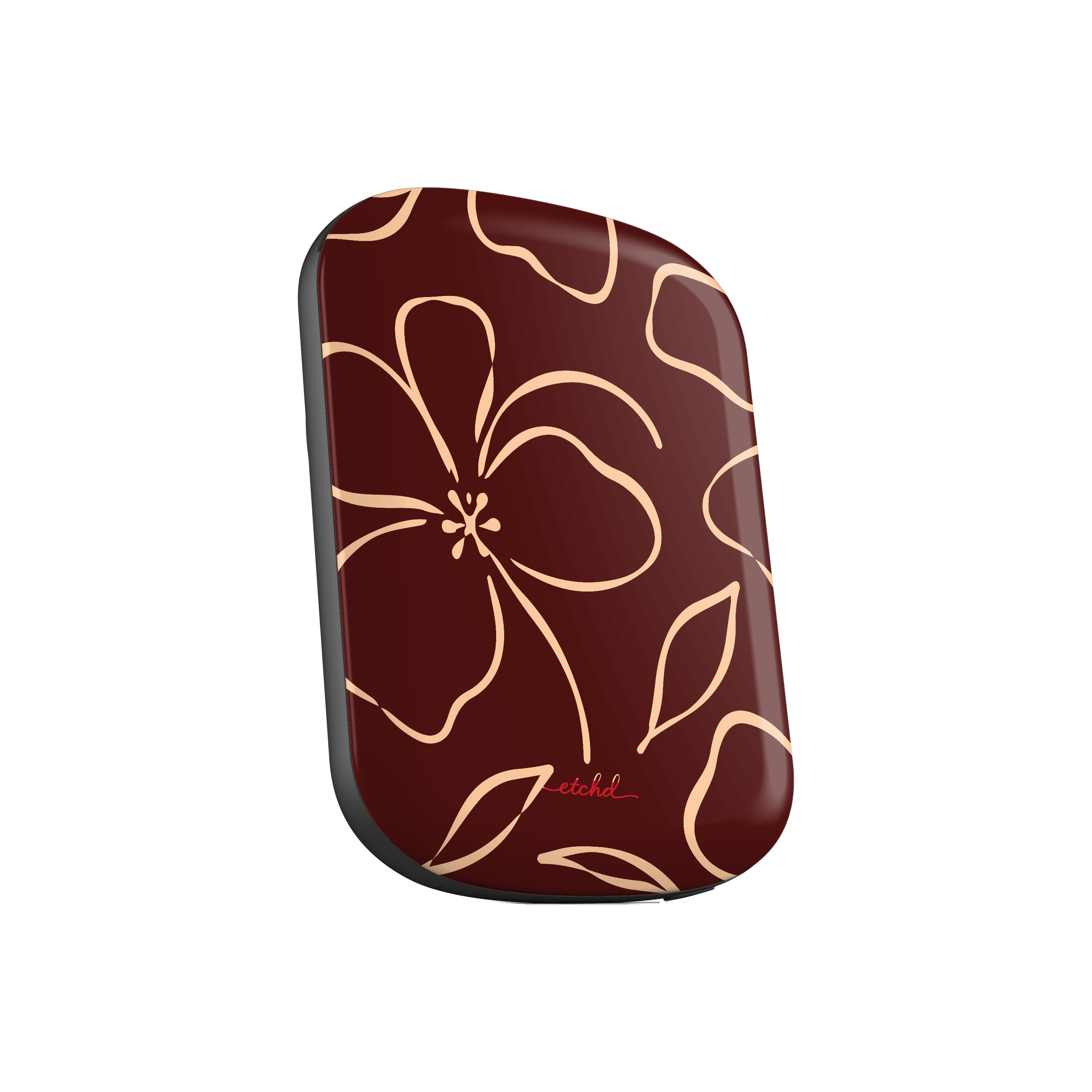 Cherry & Peach Floral Powerbank magnetico di etchd, vista 2