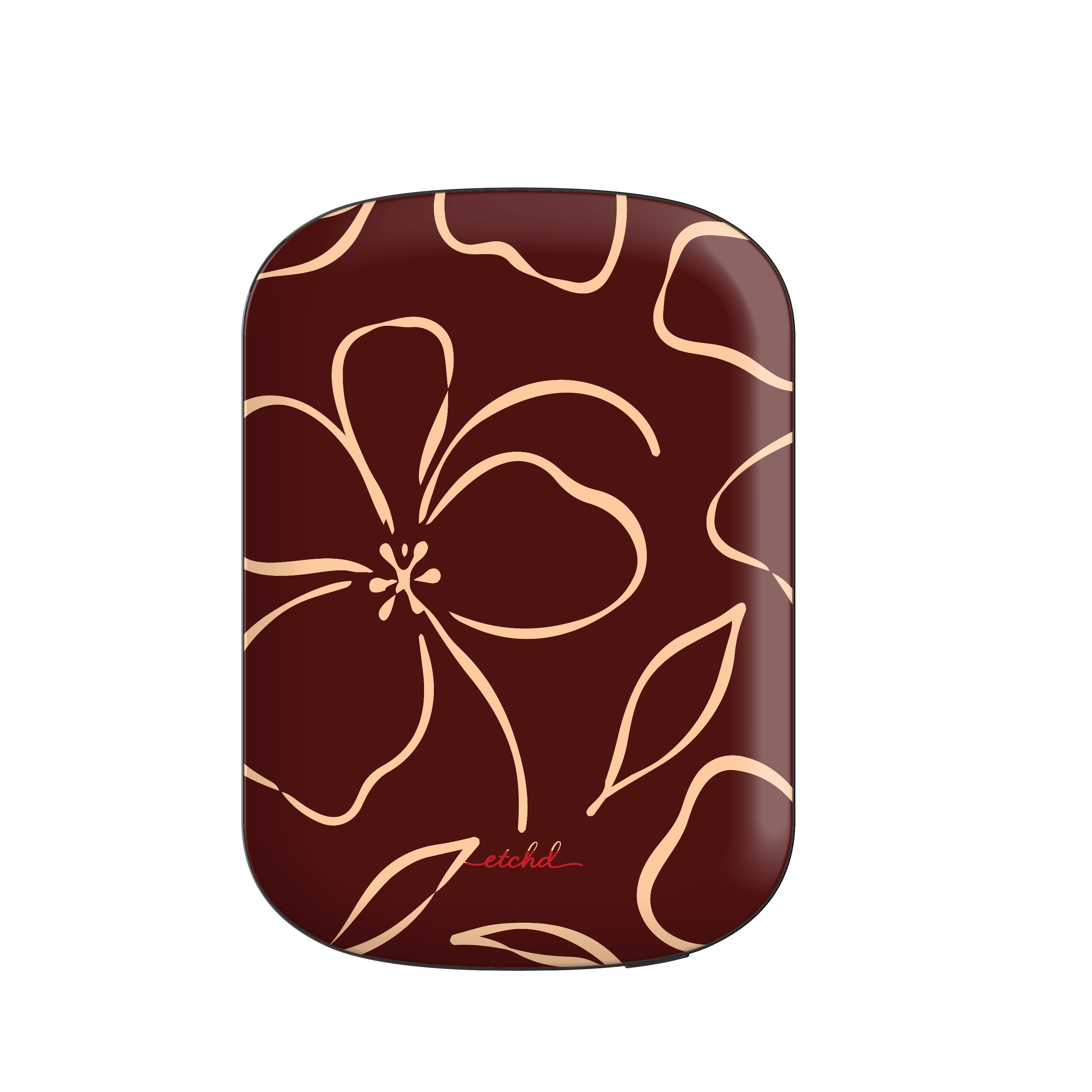 Cherry & Peach Floral Powerbank magnetico di etchd