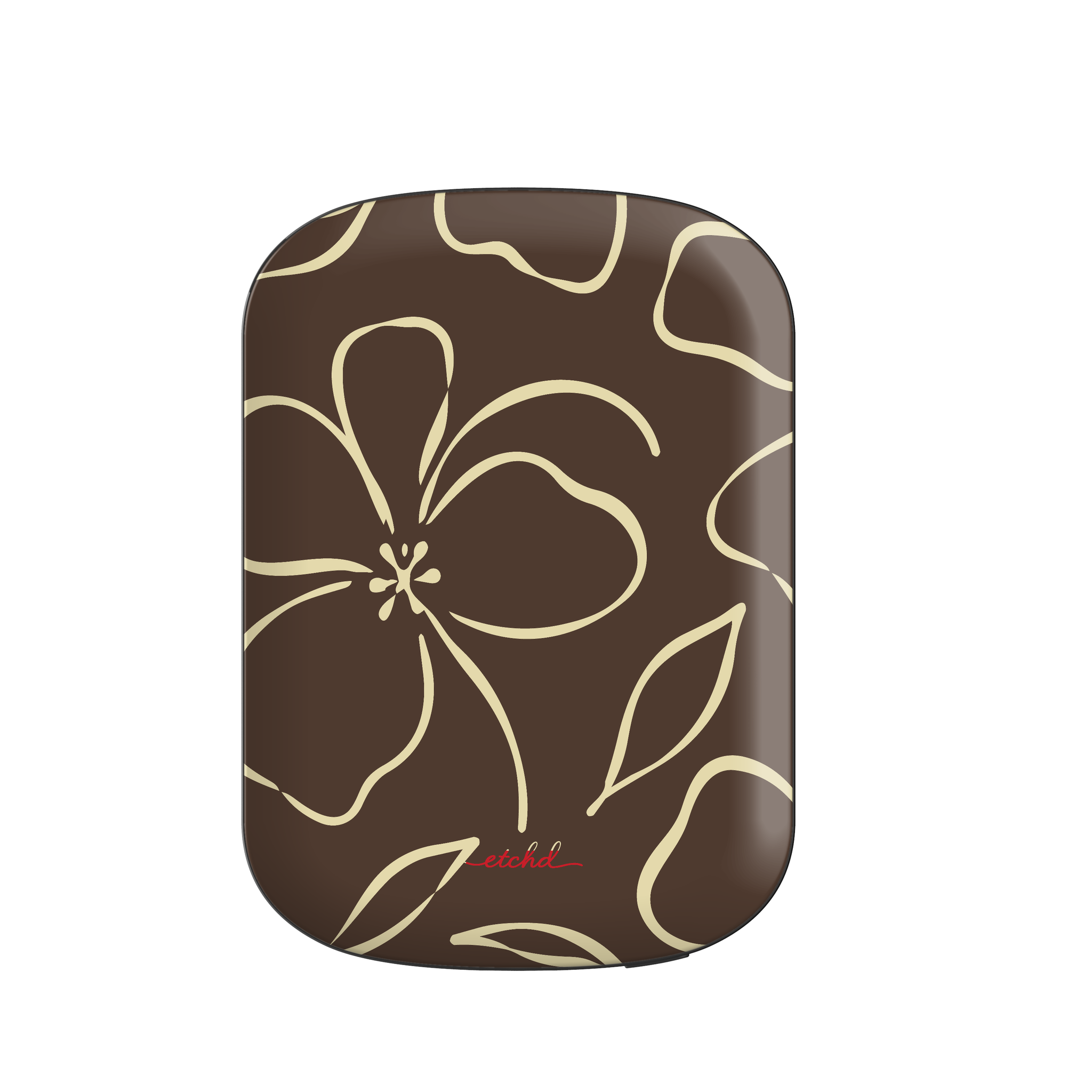 Butter & Brown Floral Batería externa magnética de etchd