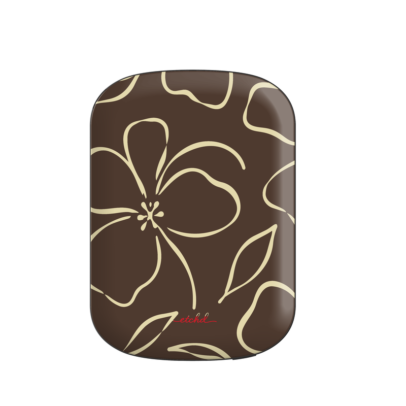 Butter & Brown Floral Batería externa magnética de etchd