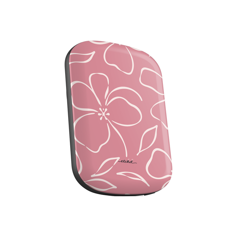Blush & Cream Floral Magnetic Powerbank by etchd, view 2