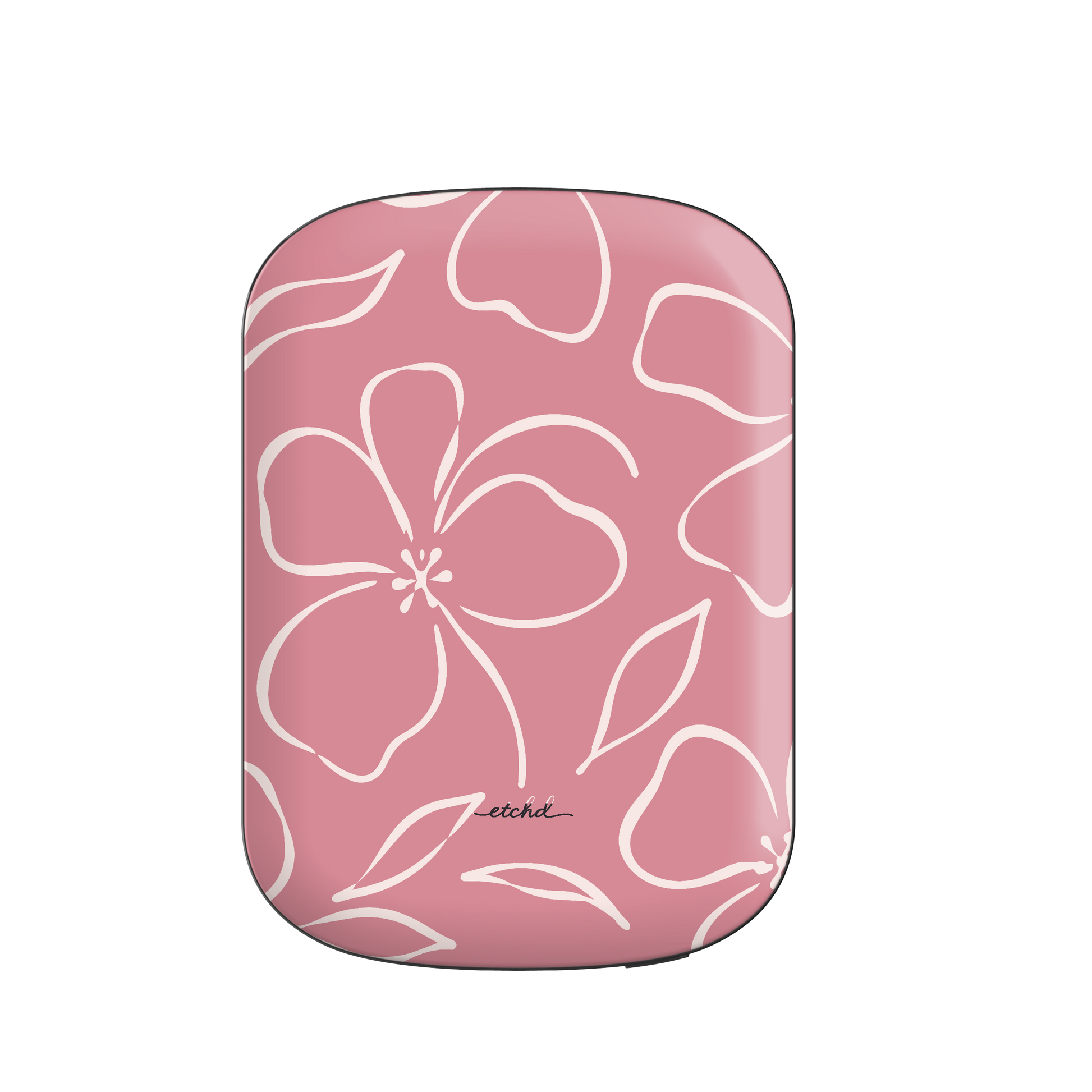 Blush & Cream Floral Magnetic Powerbank by etchd
