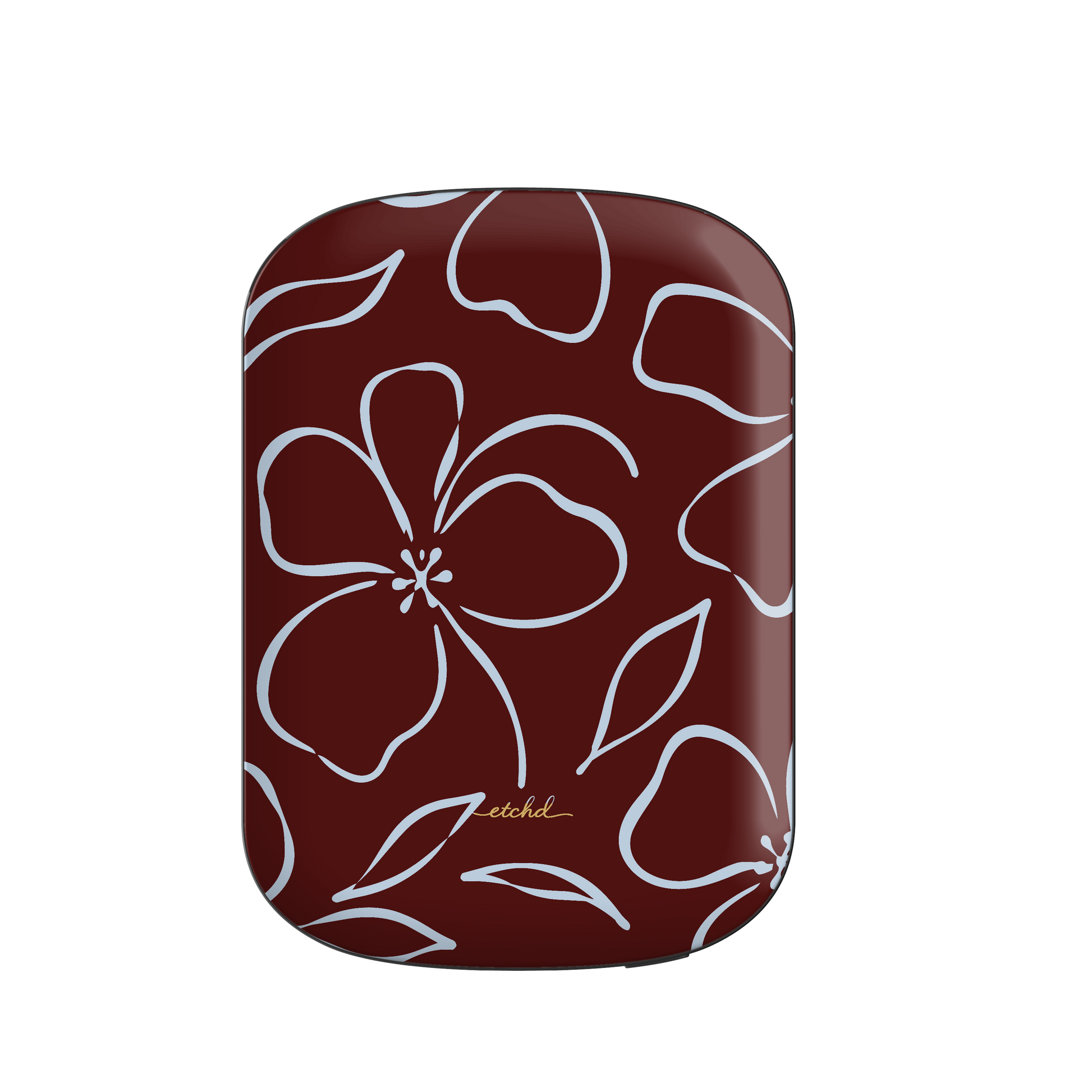 Blue & Cherry Floral Magnetic Powerbank by etchd