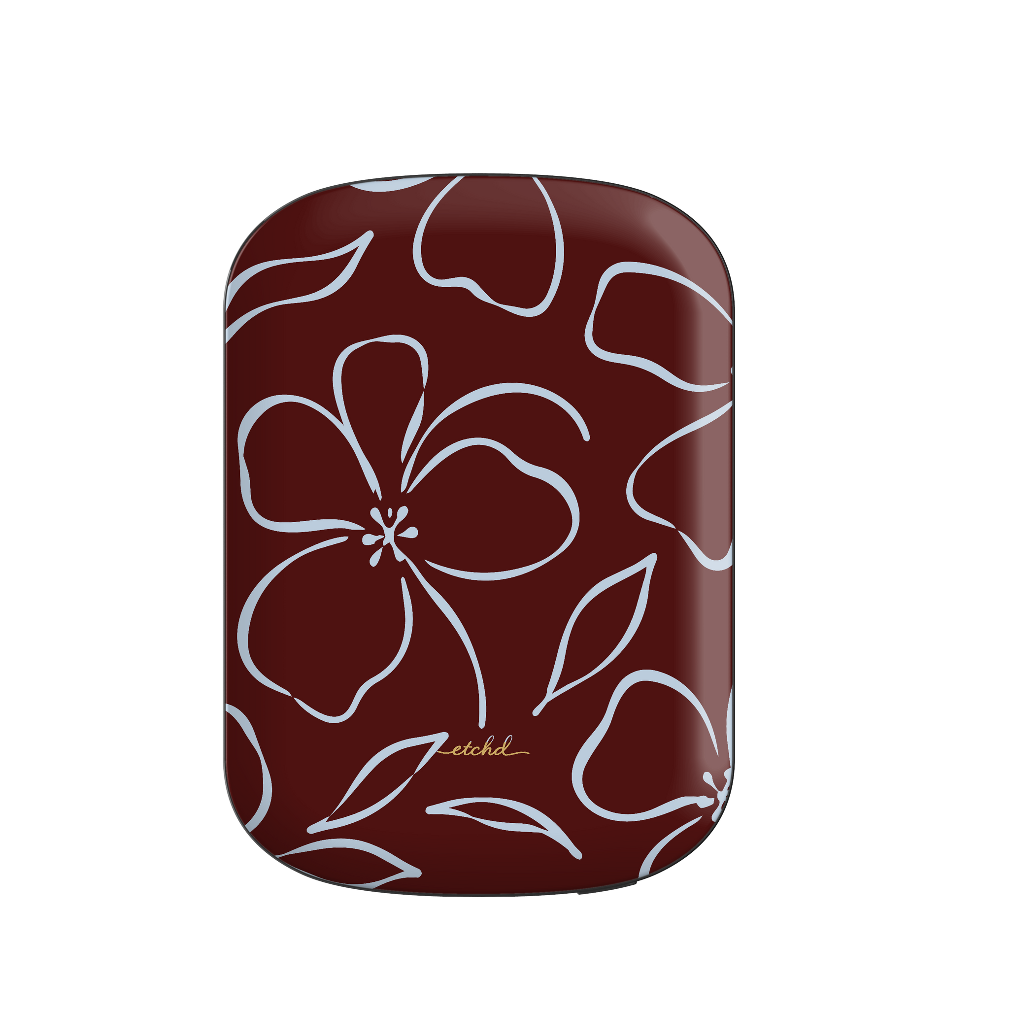 Blue & Cherry Floral Magnetic Powerbank by etchd