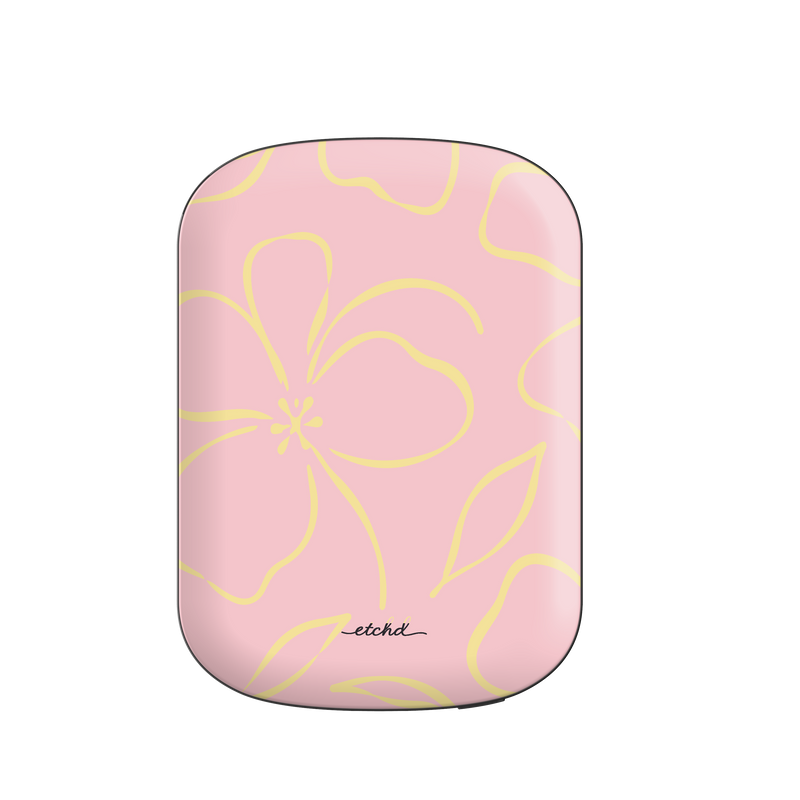 Pink & Butter Floral Magnetic Powerbank by etchd
