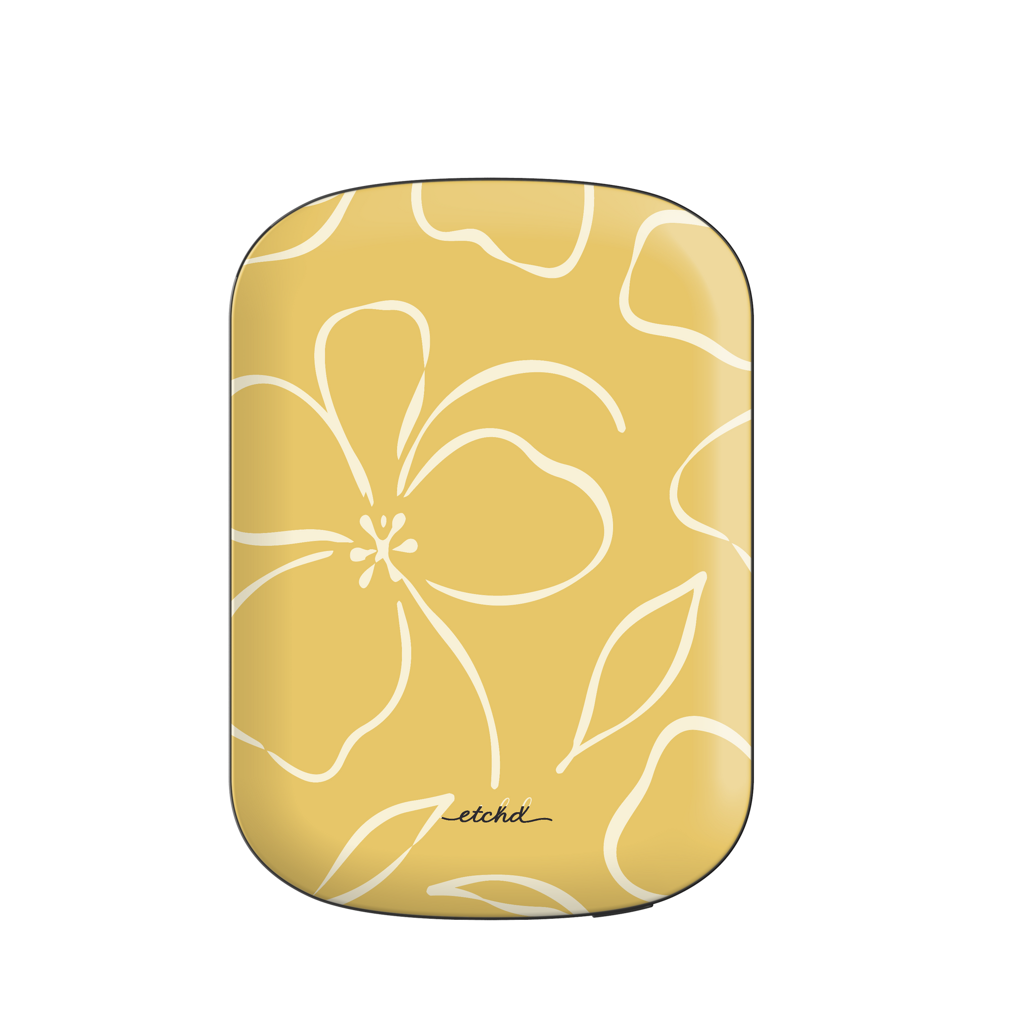 Butter & Cream Floral Magnetic Powerbank by etchd
