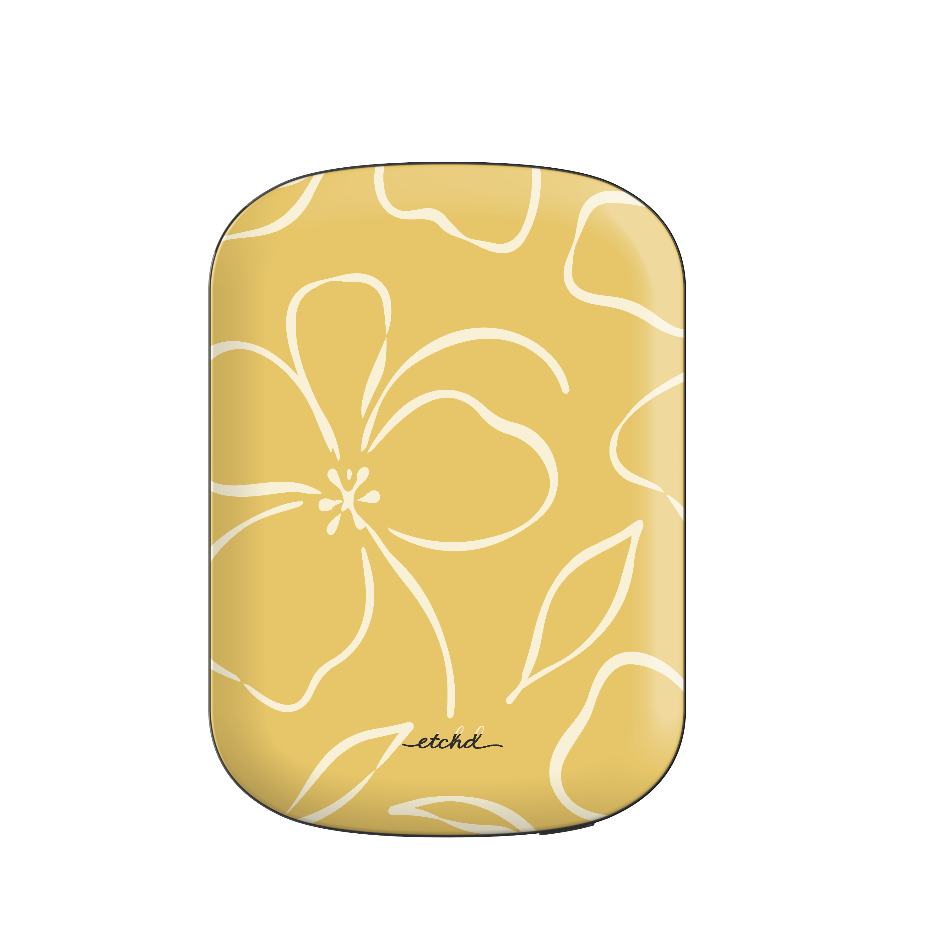 Butter & Cream Floral Magnetic Powerbank by etchd