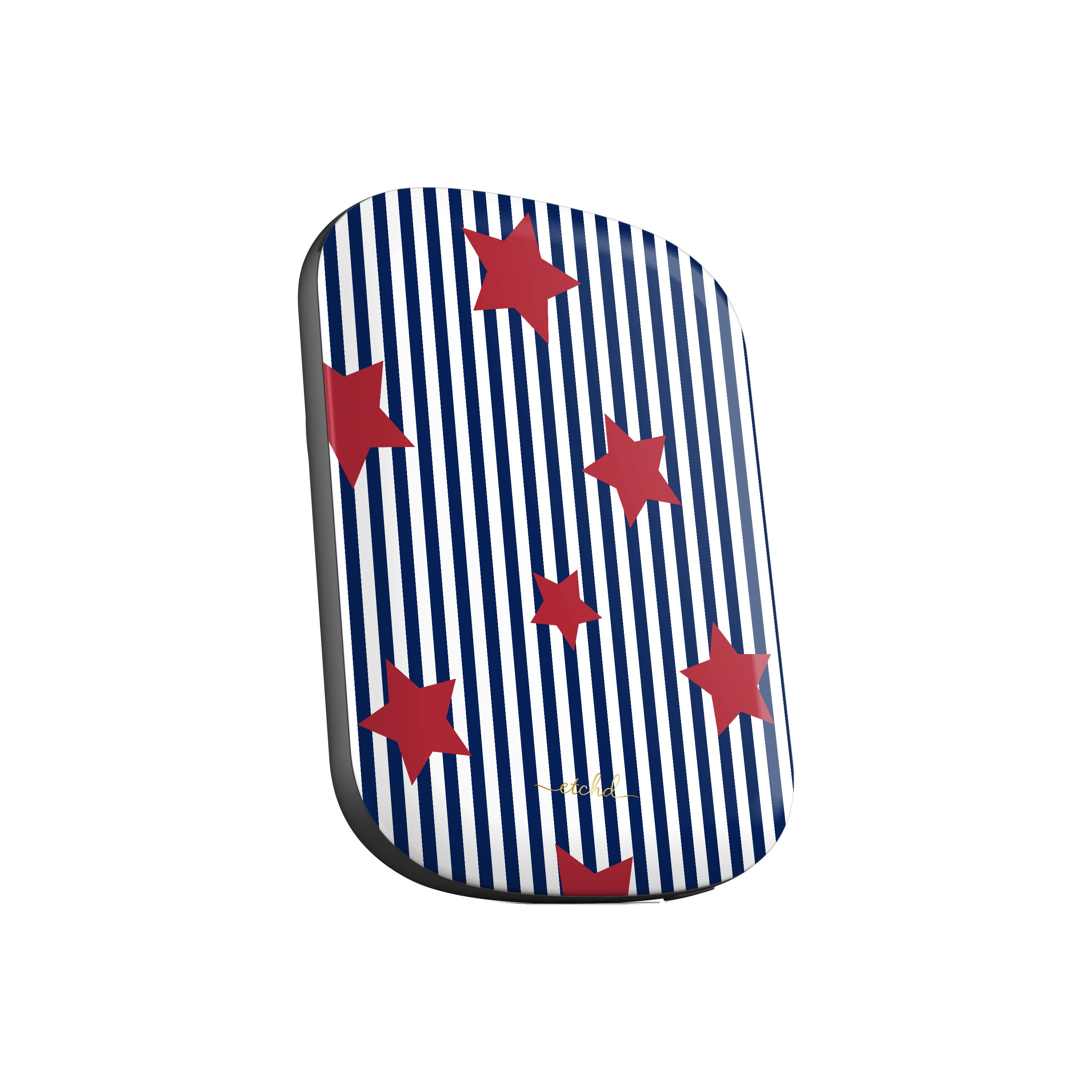 Blue Stripes & Red Stars Magnetic Powerbank by etchd, view 2