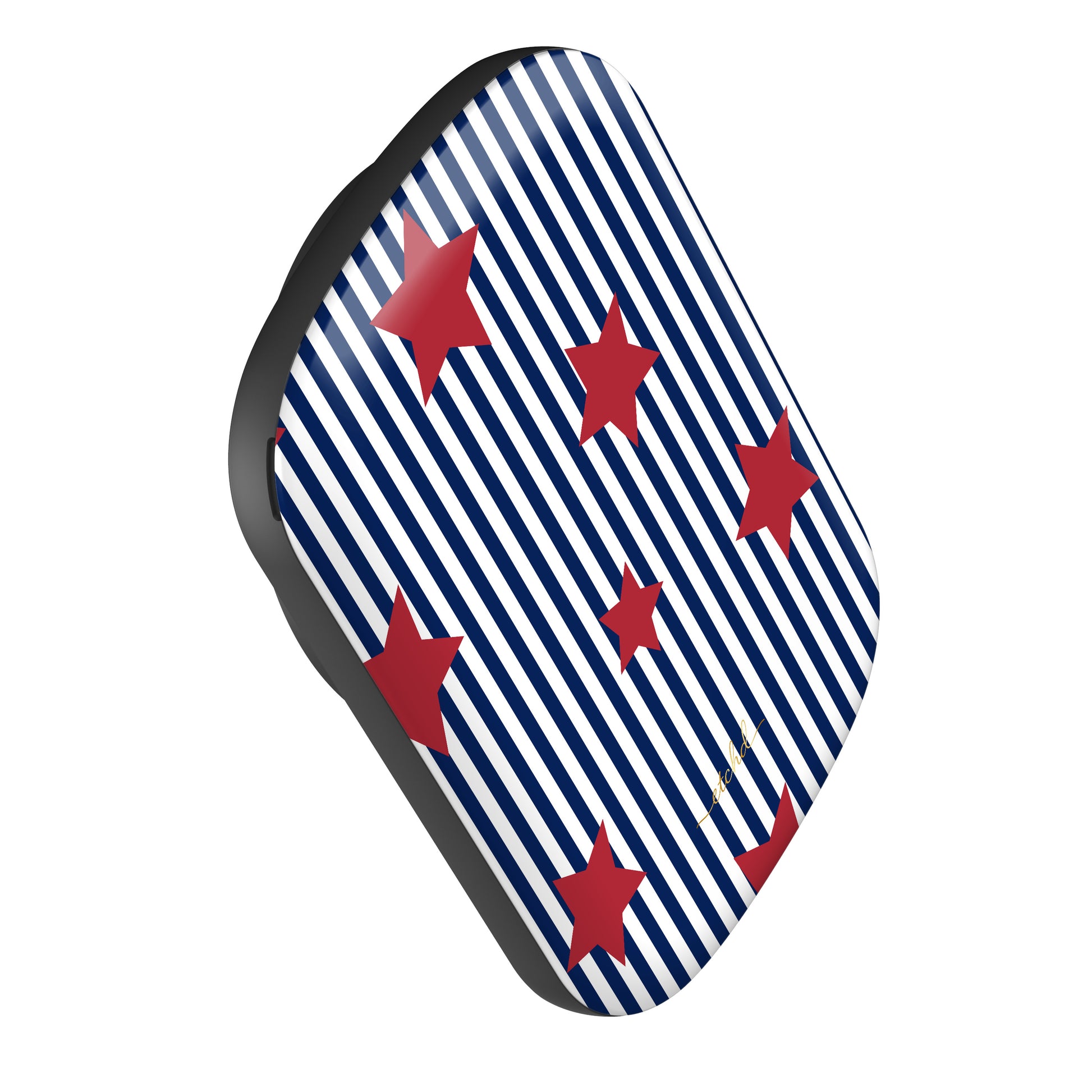 Blue Stripes & Red Stars Magnetic Powerbank by etchd, view 3