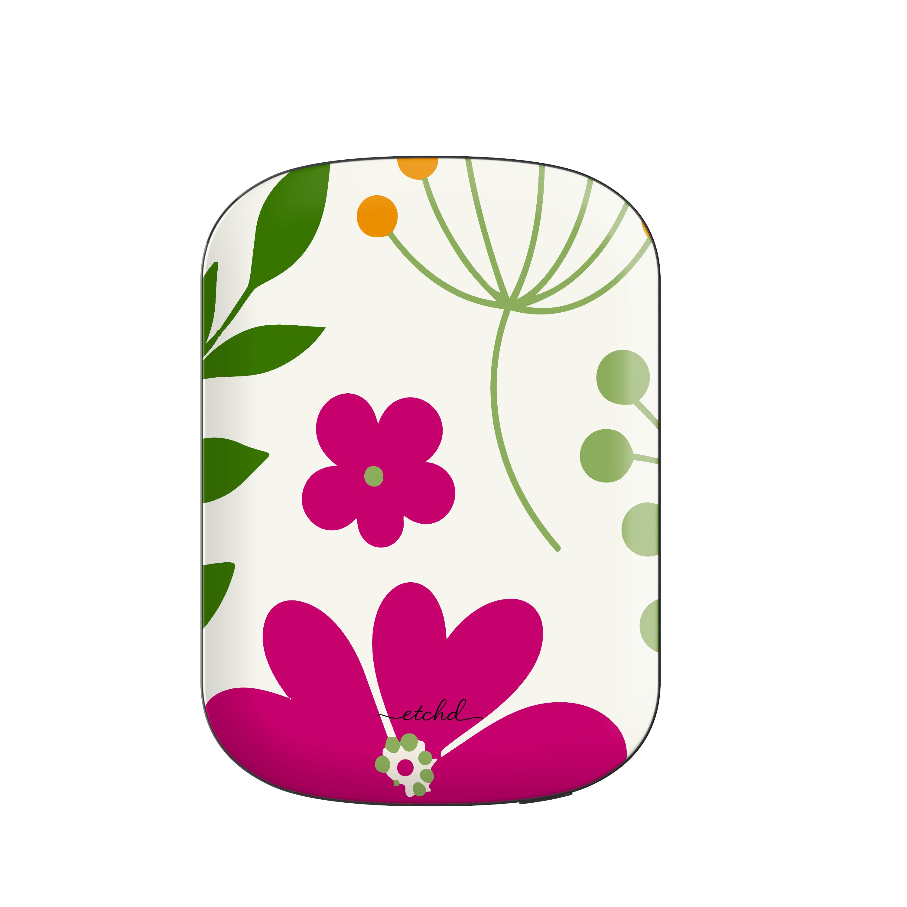 Funky Floral Magnetic Powerbank by etchd