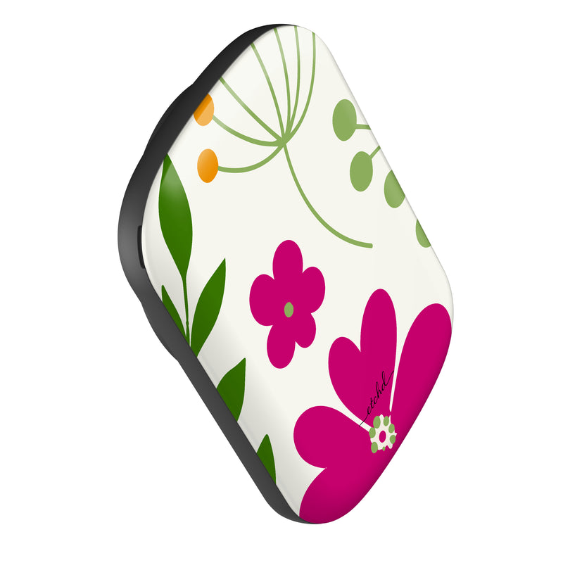 Funky Floral Magnetic Powerbank by etchd, view 3