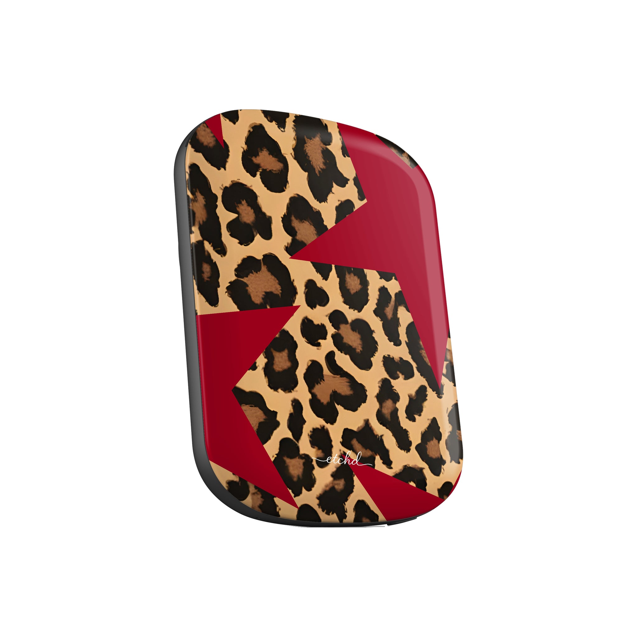 Leopard & Red Stars Magnetic Powerbank by etchd, view 2