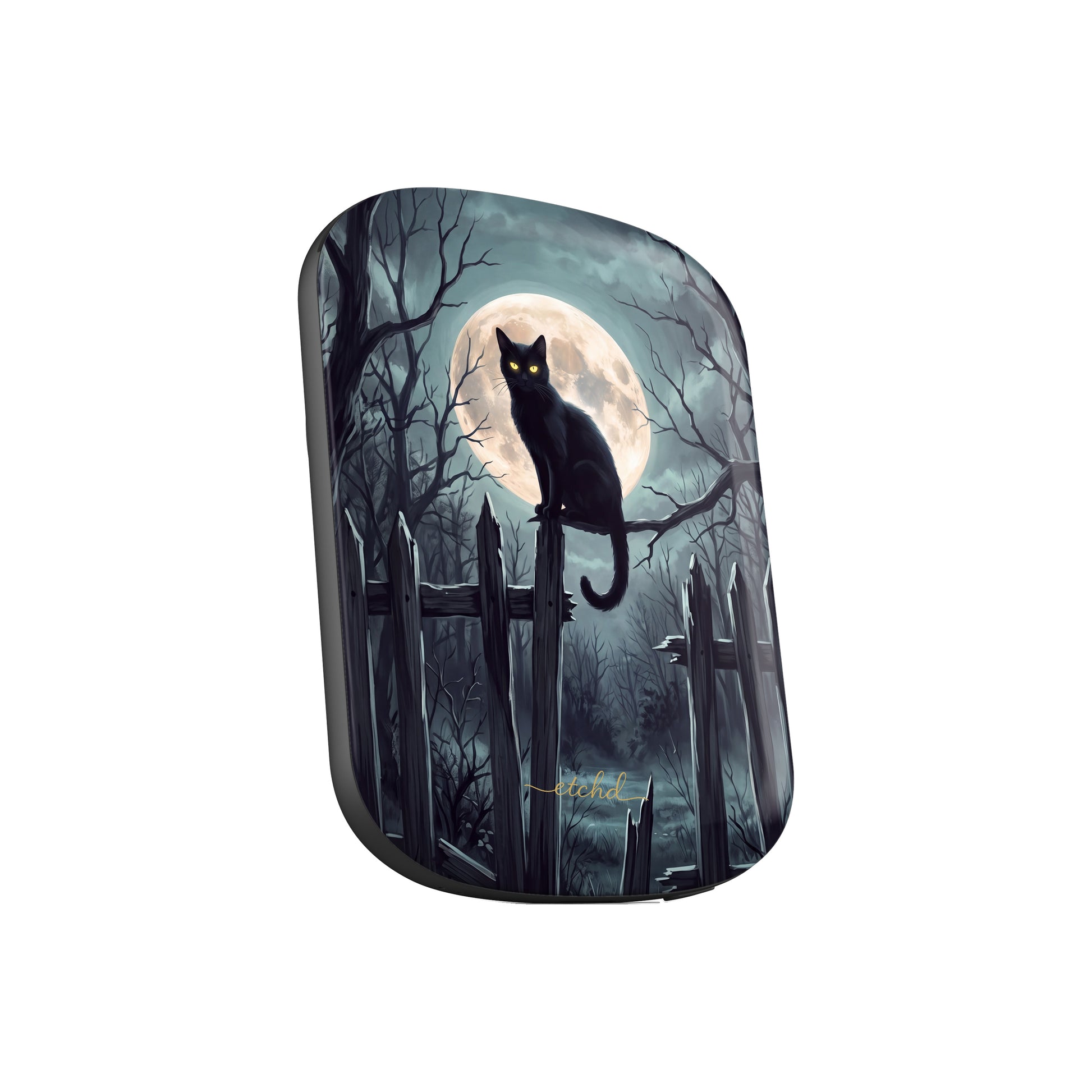 Midnight Cat Magnetic Powerbank by etchd, view 2