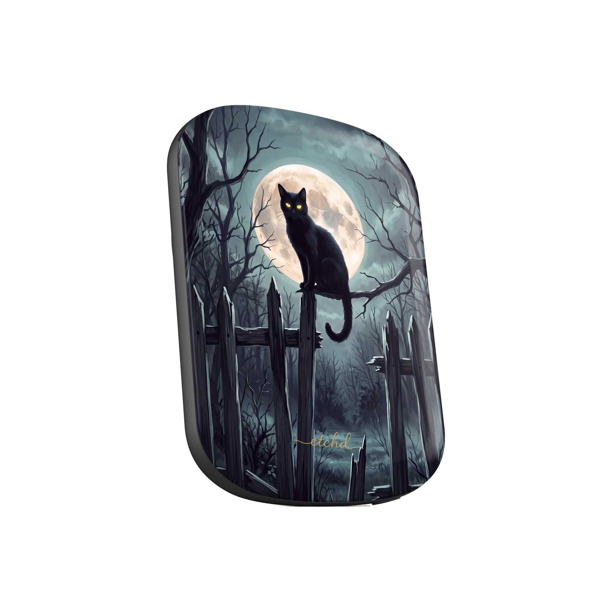 Midnight Cat Magnetic Powerbank by etchd, view 2