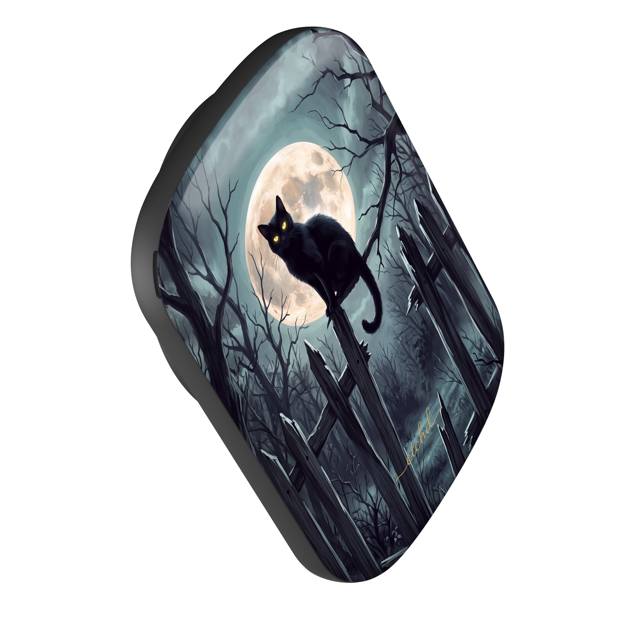 Midnight Cat Magnetic Powerbank by etchd, view 3