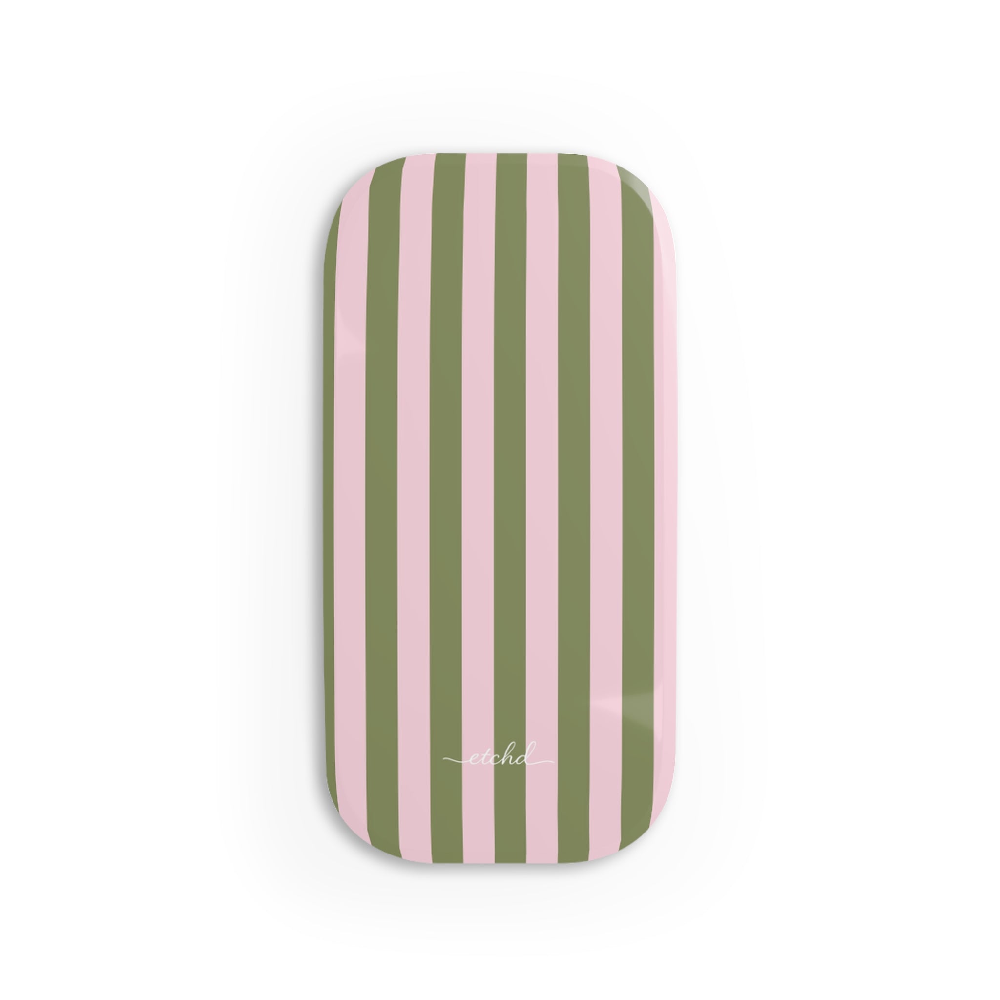 Green And Pink Click-On Phone Grip by etchd