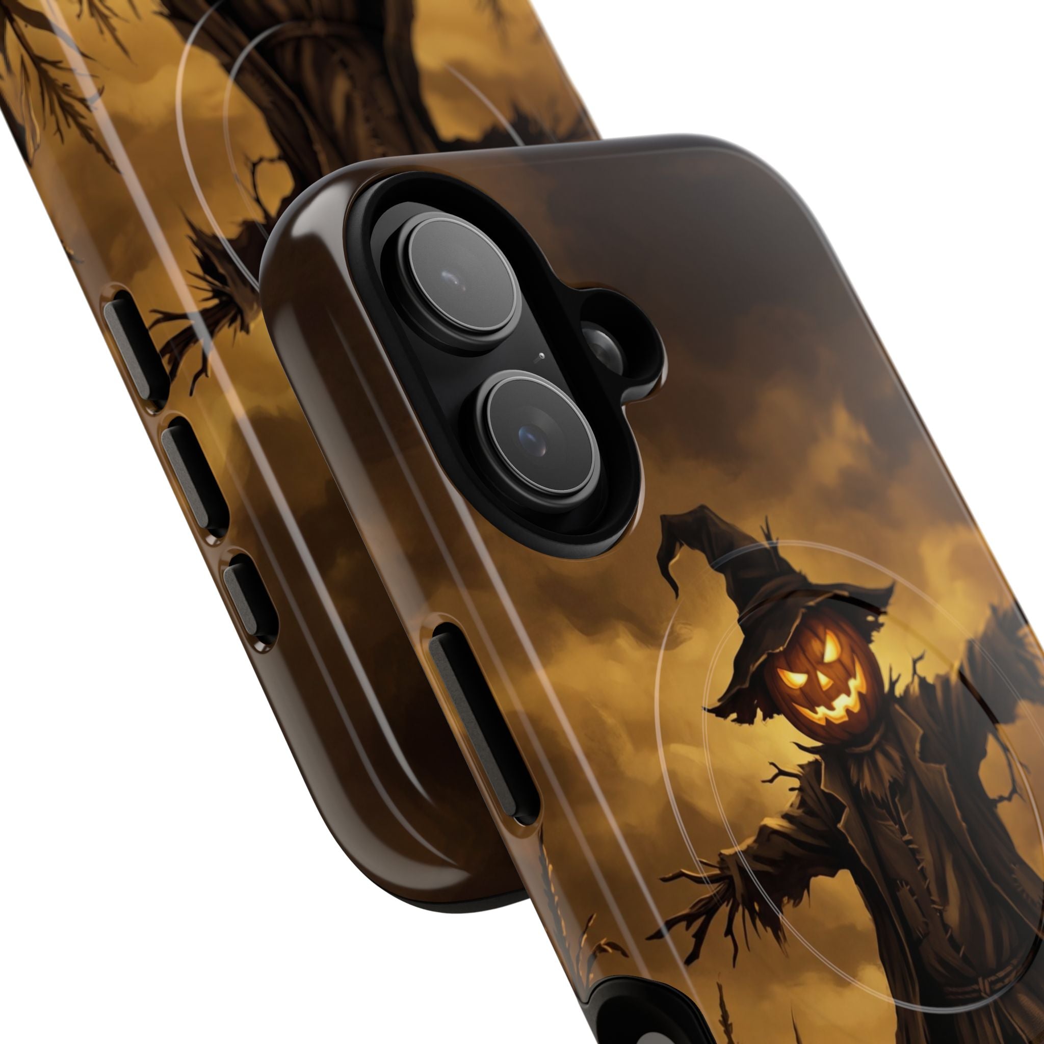 Scarecrow Night Magnetic Phone Case by etchd, view 87