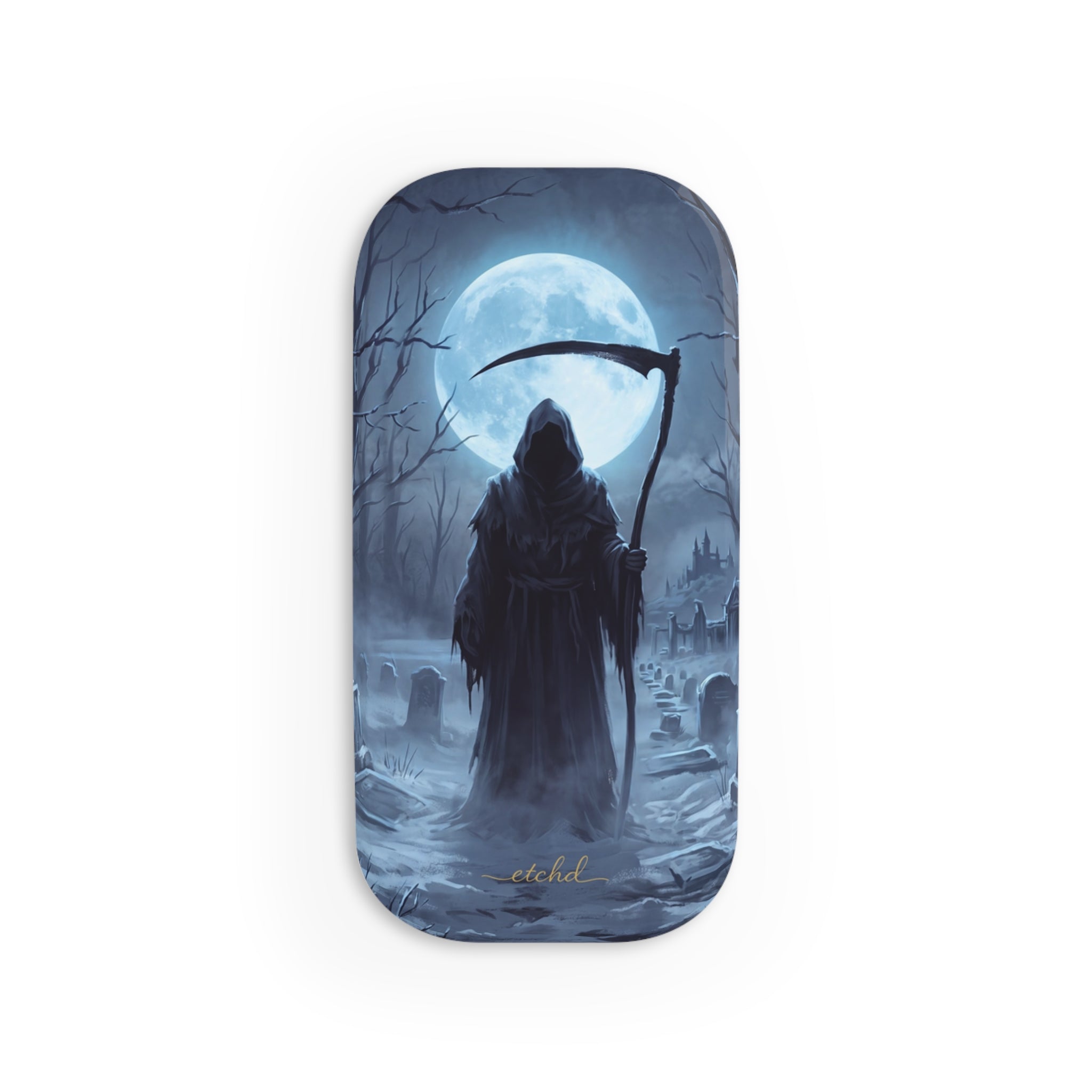 The Reaper Click-On Phone Grip by etchd, view 2