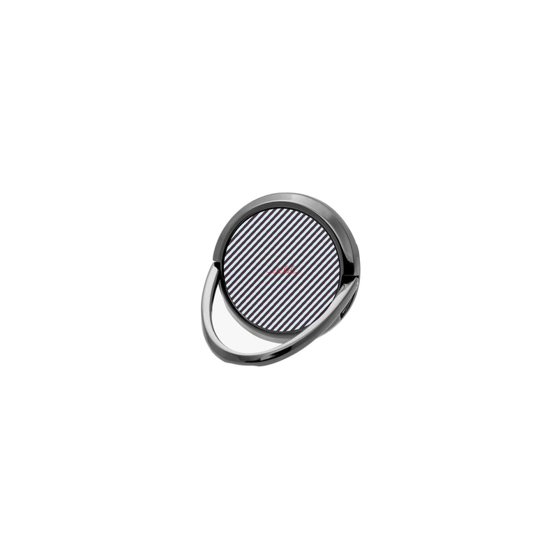 Plum And Blue Striped Diagonal Phone Ring Holder-zoom-