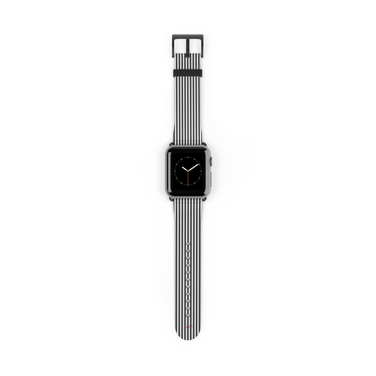 Black & White Striped Correa para smartwatch de etchd