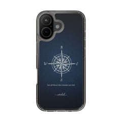 Compass Clear Phone Case by etchd, view 24