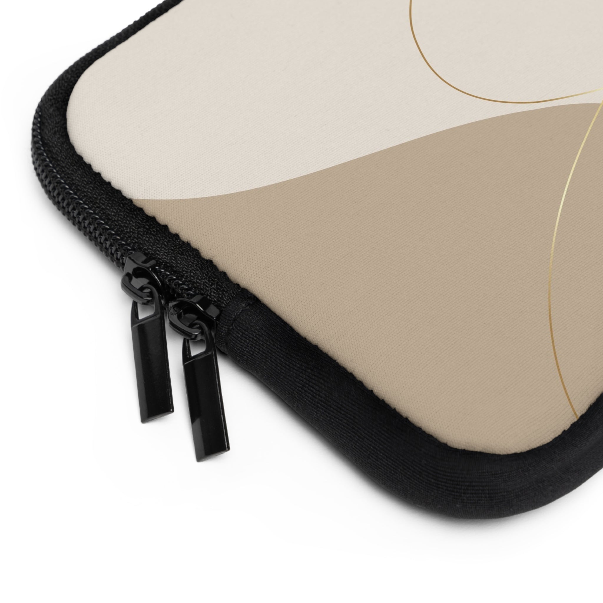 Neutral Curves Laptop Sleeve by etchd, view 2