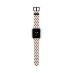 Green And Pink Polka Dot Smartwatch Strap by etchd
