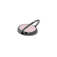 Pink & White Gingham Phone Ring Holder by etchd, view 5