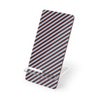 Blue & Cherry Striped Diagonal Phone Stand