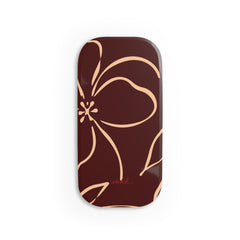 Cherry & Peach Floral Click-On Phone Grip by etchd