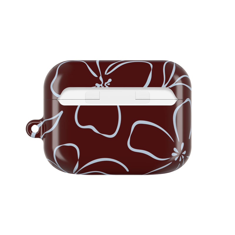 Blue & Cherry Floral AirPod Case by etchd, view 7