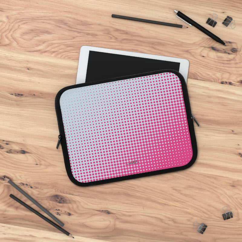 Bubblegum Halftone Laptophülle-zoom-
