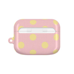 Butter & Pink Polka Dot AirPod Case by etchd, view 7