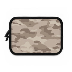 Beige Camo Laptop Sleeve by etchd, view 2