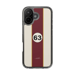 Retro Racing Clear Phone Case by etchd, view 35