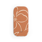 Terracotta & Cream Floral Click-On Phone Grip
