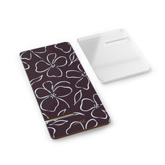 Plum & Blue Floral Phone Stand by etchd, view 2