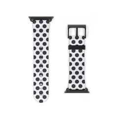 Navy & White Polka Dot Smartwatch Strap by etchd, view 9