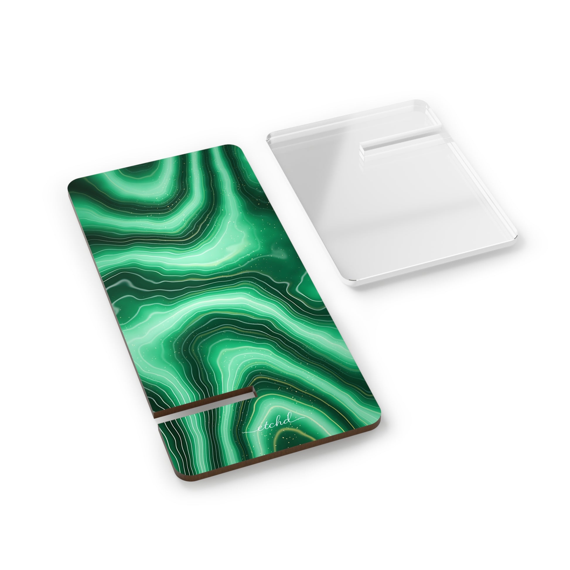 Emerald Phone Stand by etchd, view 2
