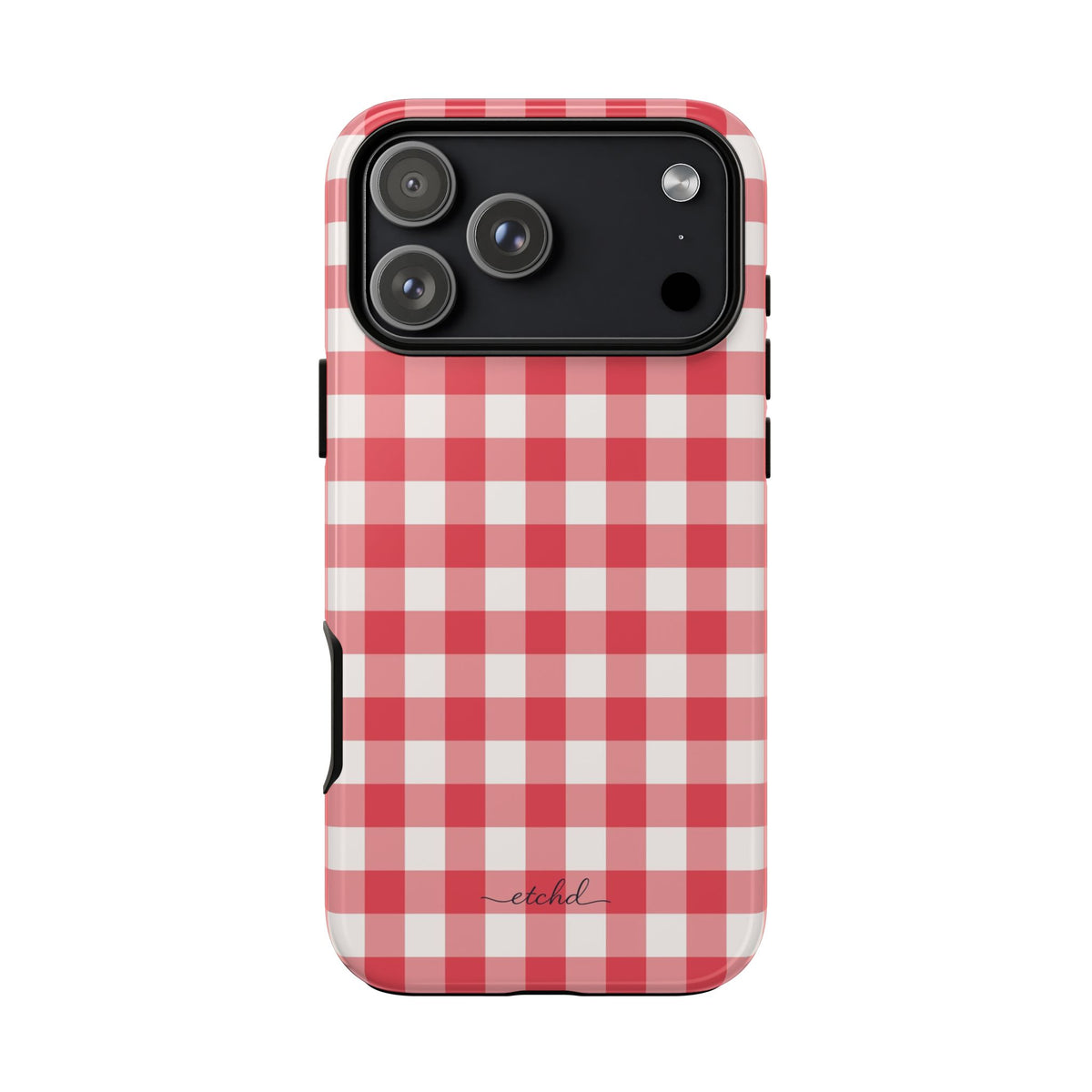 Cherry & White Gingham Phone Case by etchd, view 59