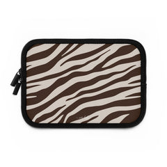 Brown Zebra Laptop Sleeve by etchd, view 2
