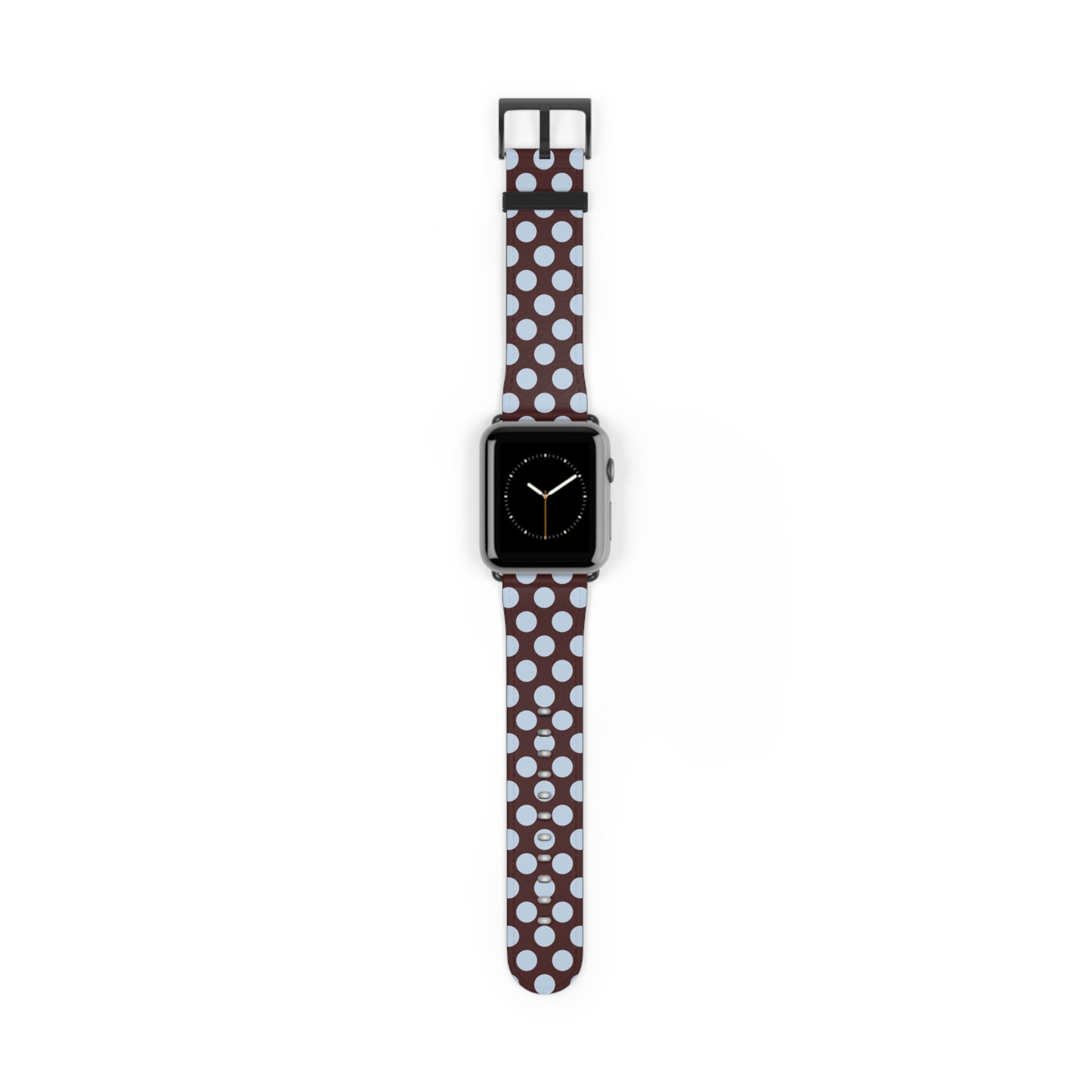 Cherry & Blue Polka Dot Smartwatch Strap by etchd, view 2