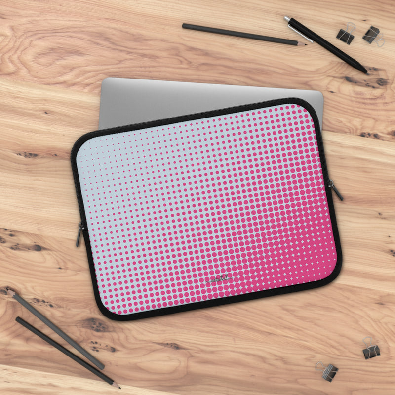 Bubblegum Halftone Laptophülle-zoom-